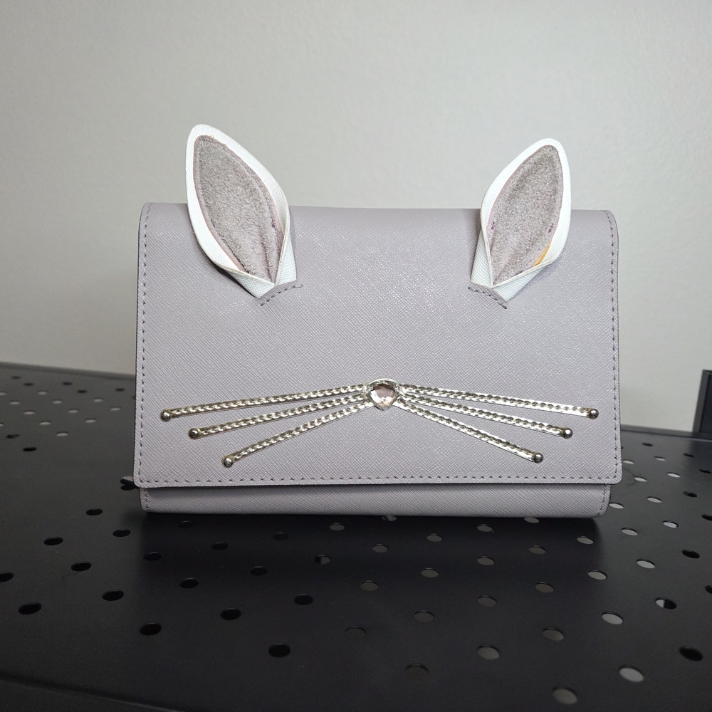 Kate Spade Hop To It Bunny Crossbody Purse, Convertible Clutch